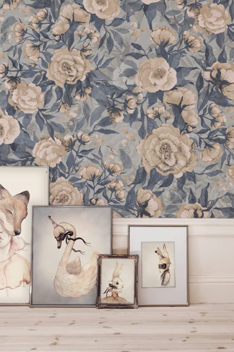 Wallpaper_blue_white_poppies_flowers_romantic_Mrs_Mighetto