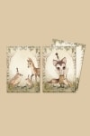 Cards_animals_boy_green_forest_Mrs_Mighetto